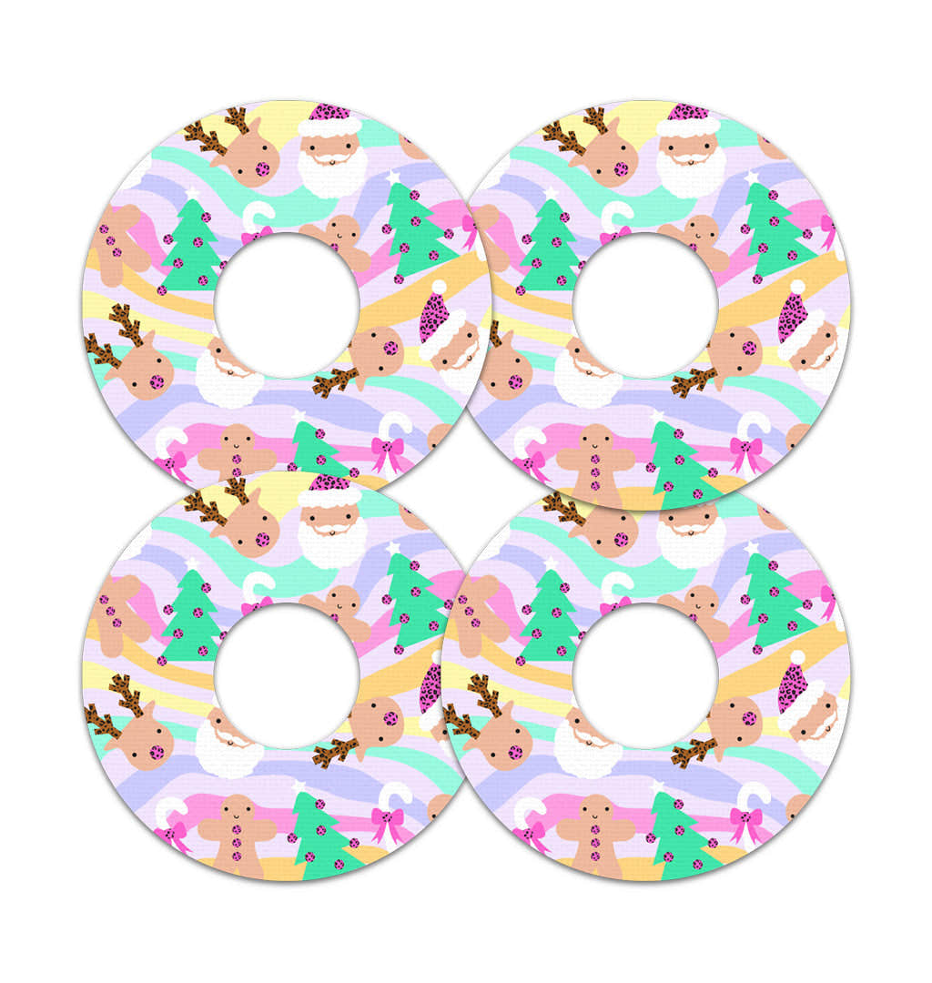 Christmas Pastel FreeStyle Libre 3 Plus & Lingo Patch Tape - Pump Peelz Christmas Pastel FreeStyle Libre 3 Plus & Lingo Patch Tape - Pump Peelz