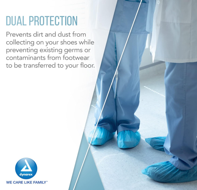 Dynarex Shoe Cover - 150/case (150 Pairs) Dynarex Shoe Cover - 150/case (150 Pairs)