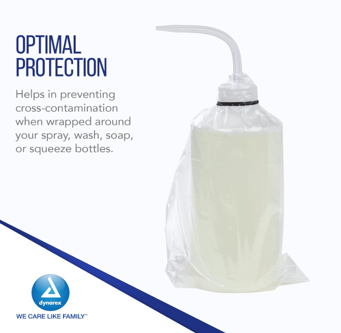 Dynarex Bottle Covers - 500ea/bx, 20bxs/case (10000 Count) Dynarex Bottle Covers - 500ea/bx, 20bxs/case (10000 Count)