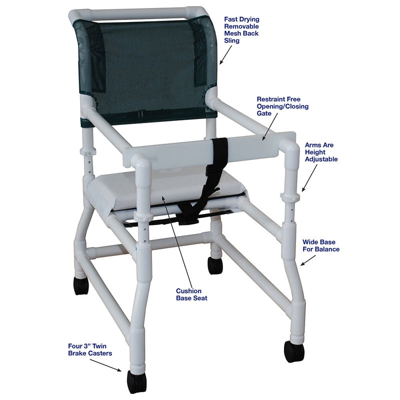 MJM International 418-3 18" internal width, 21" internal width base, 3" twin casters, height adjustable, 300 lbs weight capacity MJM International 418-3 18" internal width, 21" internal width base, 3" twin casters, height adjustable, 300 lbs weight capacity