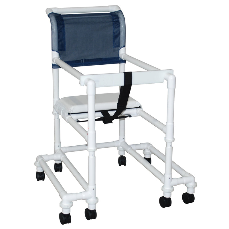 MJM International 418-OR-3TW-T 18" internal width, anti-tip outriggers, 3" twin casters, height adjustable, for residents / patients between 6'-6'6", 300 lbs weight capacity MJM International 418-OR-3TW-T 18" internal width, anti-tip outriggers, 3" twin casters, height adjustable, for residents / patients between 6'-6'6", 300 lbs weight capacity