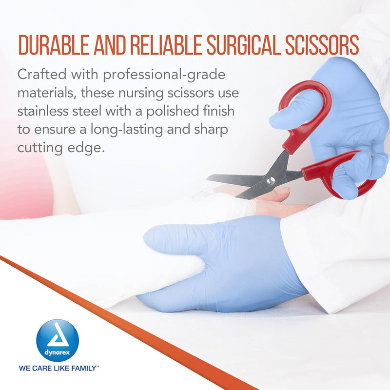 Dynarex Mini Scissors, 4" Red - 100ea/bx, 5bxs/cs (500 Count) Dynarex Mini Scissors, 4" Red - 100ea/bx, 5bxs/cs (500 Count)