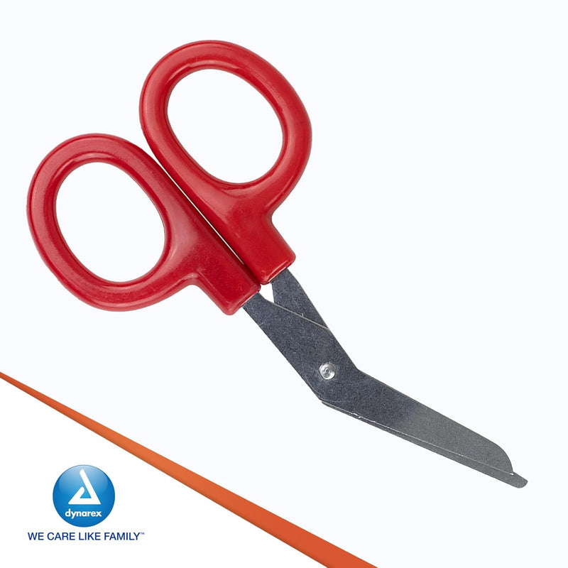 Dynarex Mini Scissors, 4" Red - 100ea/bx, 5bxs/cs (500 Count) Dynarex Mini Scissors, 4" Red - 100ea/bx, 5bxs/cs (500 Count)