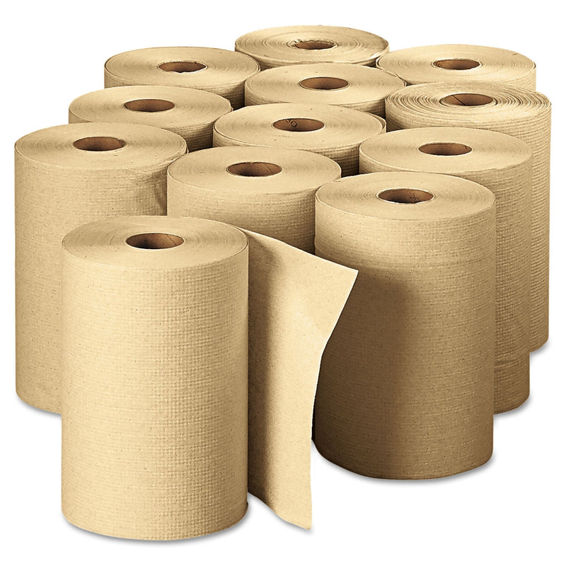 Georgia Pacific Pacific Blue Basic Nonperforated Paper Towels, 7.88 x 350 ft, Brown, 12 Rolls/Carton Georgia Pacific Pacific Blue Basic Nonperforated Paper Towels, 7.88 x 350 ft, Brown, 12 Rolls/Carton