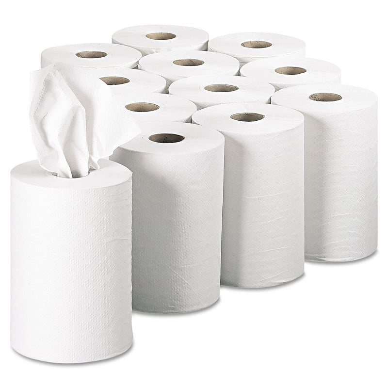Georgia Pacific Pacific Blue Basic Nonperforated Paper Towels, 7.88" x 350 ft, White, 12 Rolls/Carton Georgia Pacific Pacific Blue Basic Nonperforated Paper Towels, 7.88" x 350 ft, White, 12 Rolls/Carton