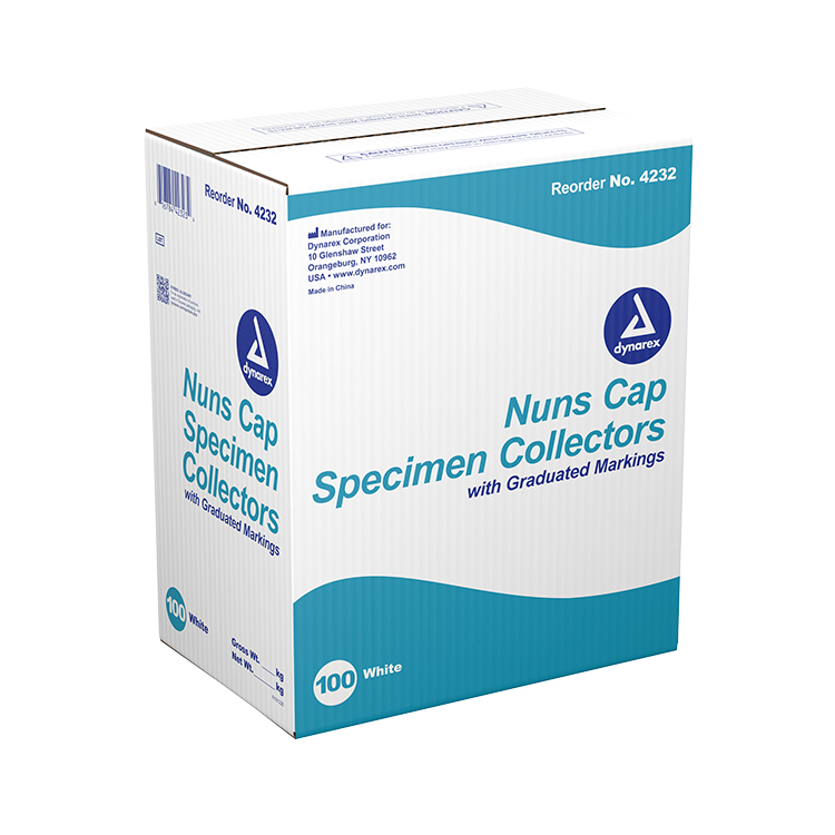 Dynarex Nuns Cap Specimen Collection Container (100 Count) Dynarex Nuns Cap Specimen Collection Container (100 Count)