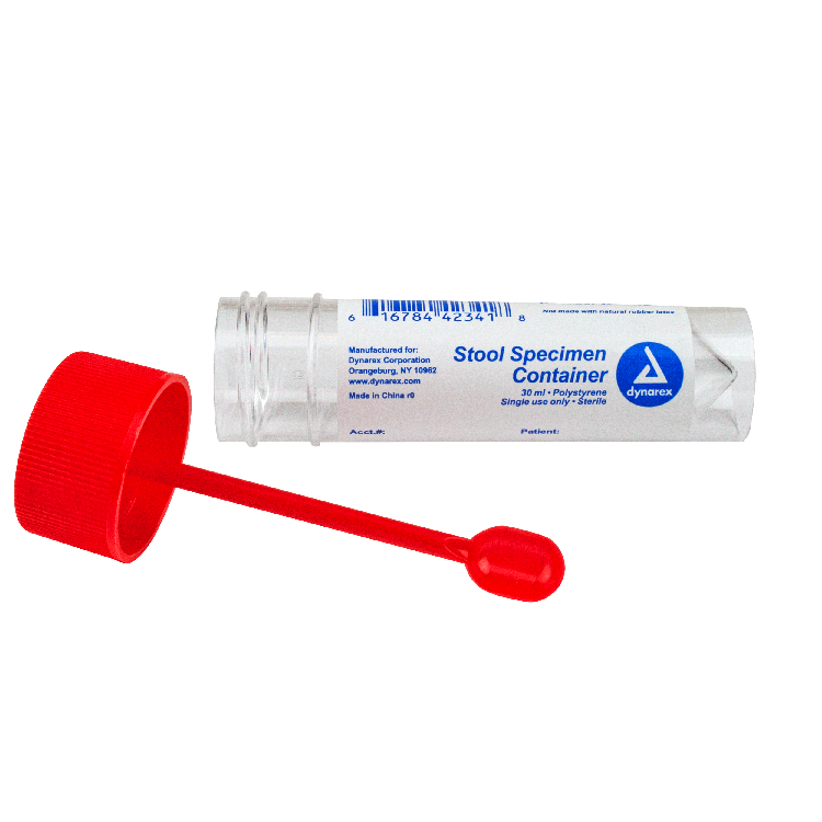 Dynarex Stool Specimen Container - Sterile, Individually Wrapped (100 Count) Dynarex Stool Specimen Container - Sterile, Individually Wrapped (100 Count)