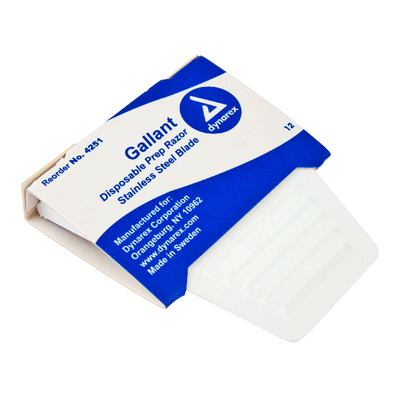 Dynarex Gallant Disposable Prep Razors - 50ea/bx, 5bxs/cs (250 Count) Dynarex Gallant Disposable Prep Razors - 50ea/bx, 5bxs/cs (250 Count)