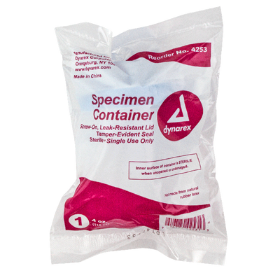 Dynarex Specimen Containers, 4 oz. Sterile (100 Count) Dynarex Specimen Containers, 4 oz. Sterile (100 Count)