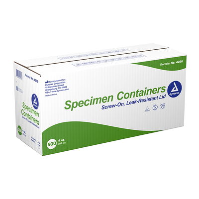 Dynarex Specimen Containers, 4 oz. Non-Sterile, Bulk (500 Count) Dynarex Specimen Containers, 4 oz. Non-Sterile, Bulk (500 Count)