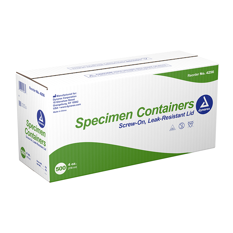 Dynarex Specimen Containers, 4 oz. Non-Sterile, Bulk (500 Count) Dynarex Specimen Containers, 4 oz. Non-Sterile, Bulk (500 Count)