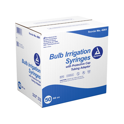 Dynarex Bulb Irrigation Syringe, 60cc (50 Count) Dynarex Bulb Irrigation Syringe, 60cc (50 Count)
