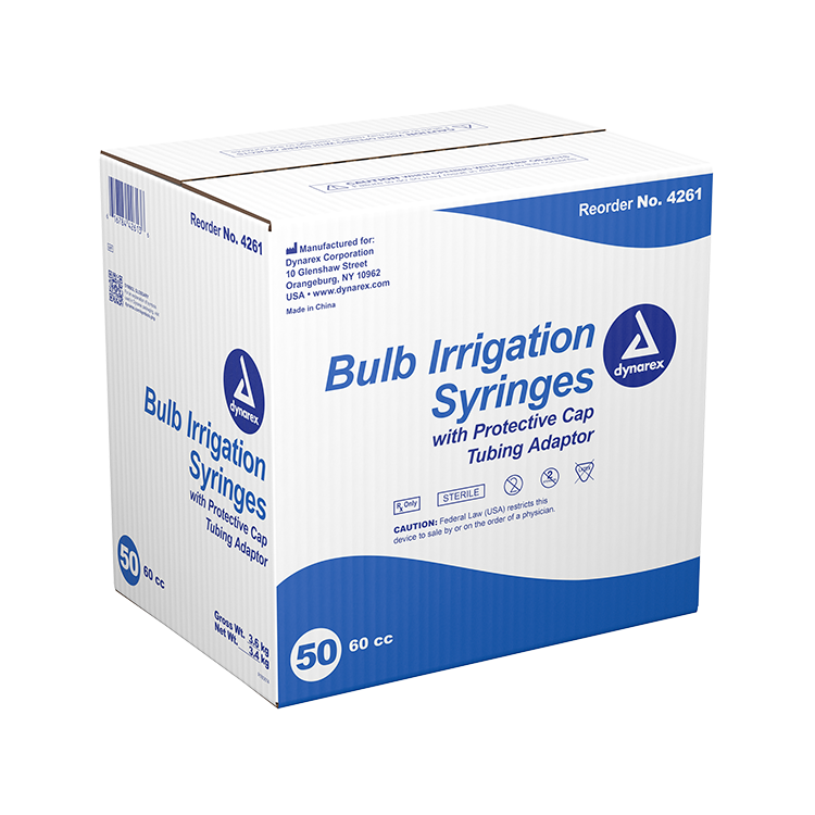 Dynarex Bulb Irrigation Syringe, 60cc (50 Count) Dynarex Bulb Irrigation Syringe, 60cc (50 Count)