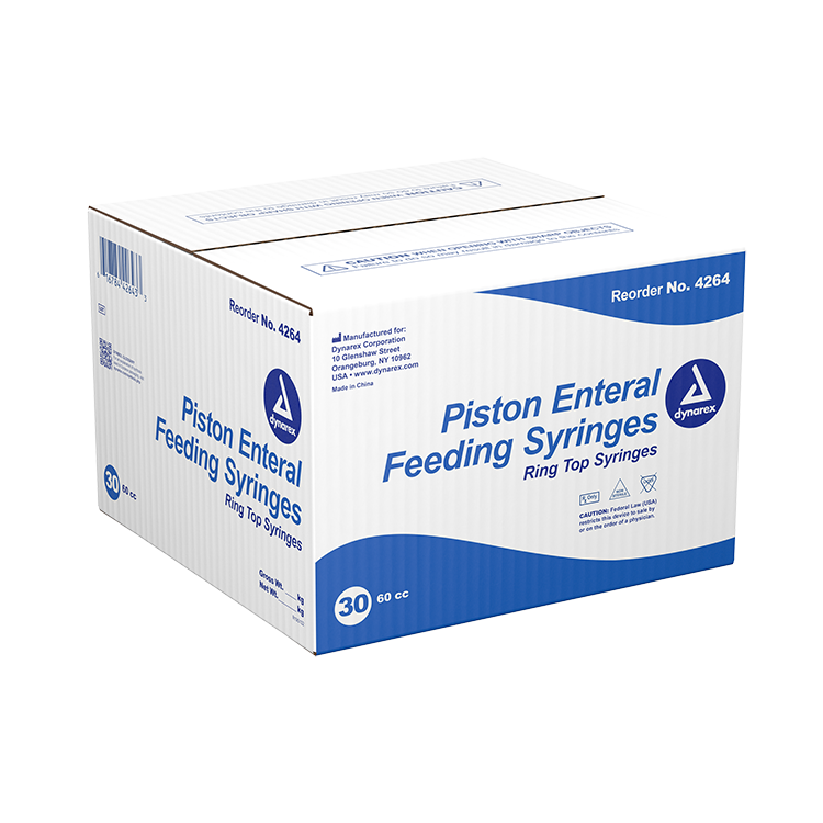 Dynarex Enteral Feeding Piston Syringes (30 Count) Dynarex Enteral Feeding Piston Syringes (30 Count)