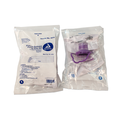 Dynarex Enteral Delivery Pump Bag Set - w/ ENFit Connector (30 Count) Dynarex Enteral Delivery Pump Bag Set - w/ ENFit Connector (30 Count)