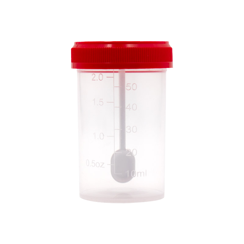 Dynarex Stool Specimen Container with Spoon, 60mL (400 Count) Dynarex Stool Specimen Container with Spoon, 60mL (400 Count)