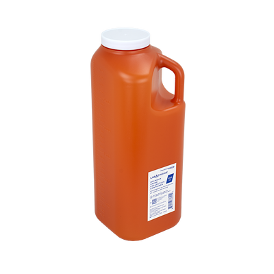 Dynarex 24-hour Urine Collection Container, 3000 mL - Orange, White (40 Count) Dynarex 24-hour Urine Collection Container, 3000 mL - Orange, White (40 Count)