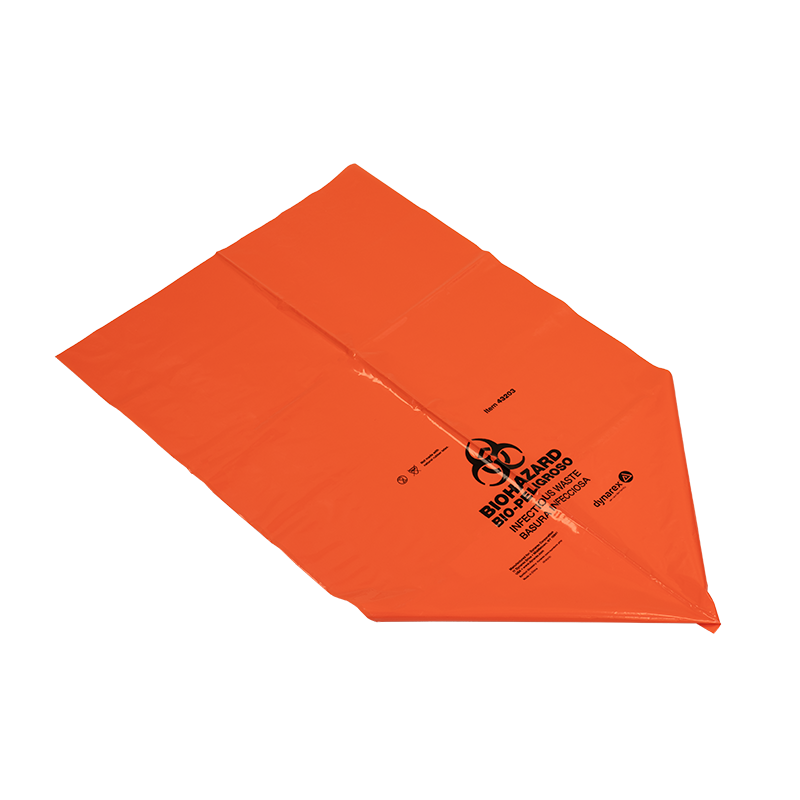 Dynarex Biohazard Bags, 39” x 33” (100 Count) Dynarex Biohazard Bags, 39” x 33” (100 Count)