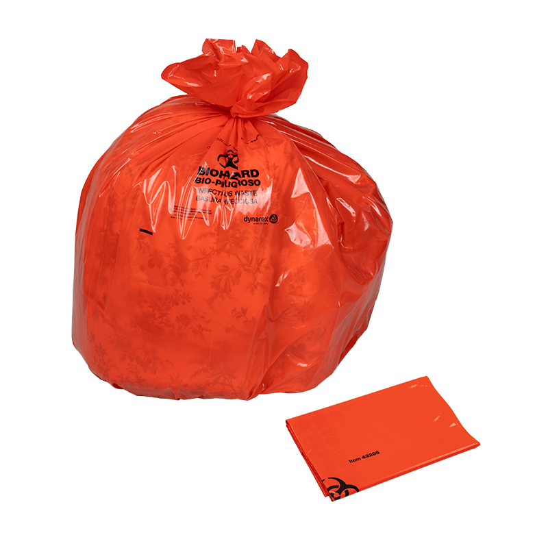Dynarex Biohazard Bags, 40” x 46” Dynarex Biohazard Bags, 40” x 46”