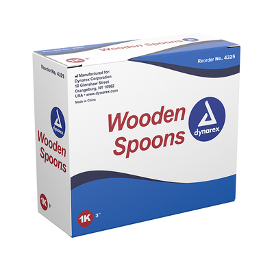 Dynarex Wooden Spoons (10000 Count) Dynarex Wooden Spoons (10000 Count)