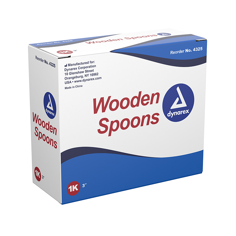 Dynarex Wooden Spoons (10000 Count) Dynarex Wooden Spoons (10000 Count)