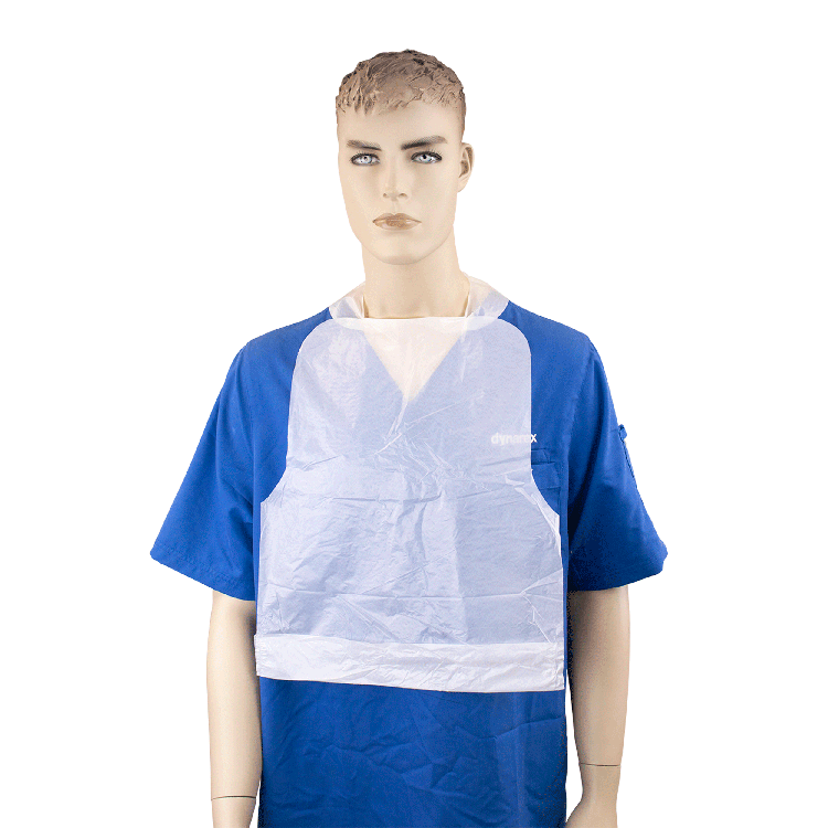 Dynarex Polyethylene Bibs (2000 Count) Dynarex Polyethylene Bibs (2000 Count)