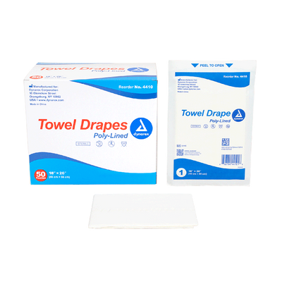 Dynarex Disposable Towel Drapes Sterile - 50ea/bx, 6bxs/cs (300 Count) Dynarex Disposable Towel Drapes Sterile - 50ea/bx, 6bxs/cs (300 Count)