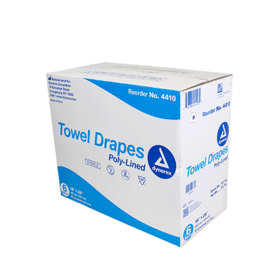 Dynarex Disposable Towel Drapes Sterile - 50ea/bx, 6bxs/cs (300 Count) Dynarex Disposable Towel Drapes Sterile - 50ea/bx, 6bxs/cs (300 Count)