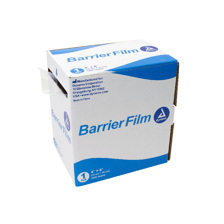 Dynarex Dental Barrier Films, 1200ea/bx, 8 bxs/cs (9600 Count) Dynarex Dental Barrier Films, 1200ea/bx, 8 bxs/cs (9600 Count)