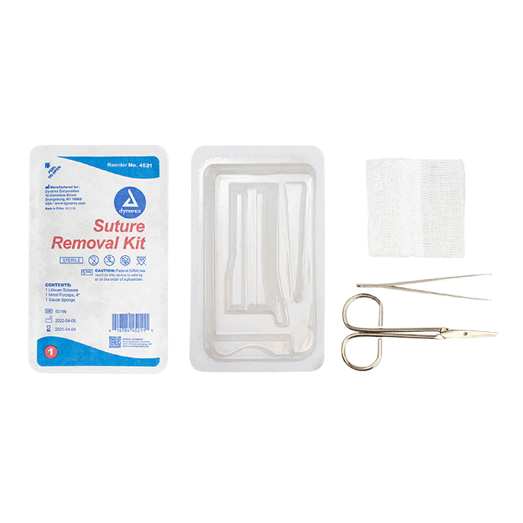 Dynarex Suture Removal Kit - Sterile (50 Count) Dynarex Suture Removal Kit - Sterile (50 Count)