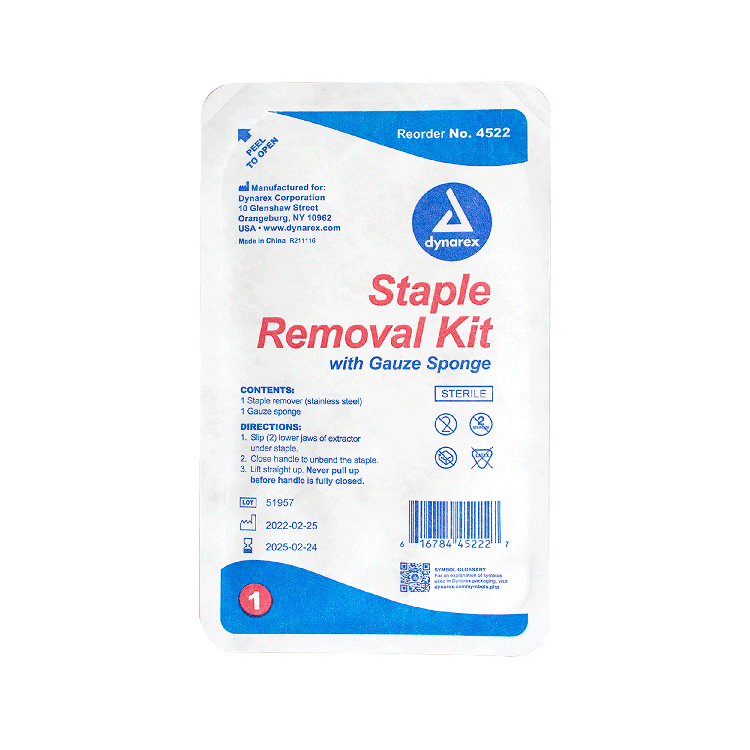 Dynarex Staple Removal Kits (50 Count) Dynarex Staple Removal Kits (50 Count)