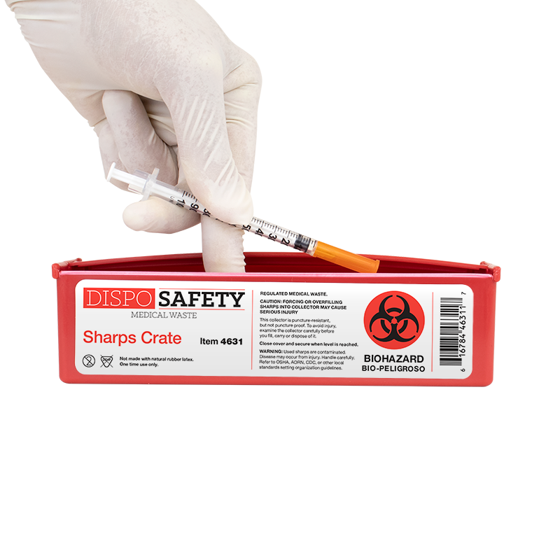 Dynarex Sharps Crate (40 Count) Dynarex Sharps Crate (40 Count)