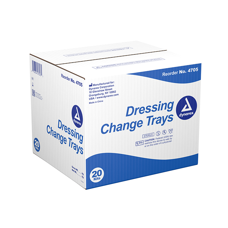 Dynarex Dressing Change Tray (20 Count) Dynarex Dressing Change Tray (20 Count)