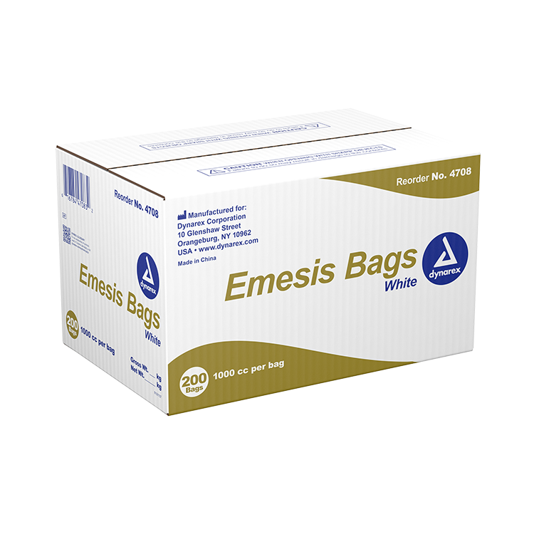 Dynarex Emesis Bags & Dispenser Dynarex Emesis Bags & Dispenser