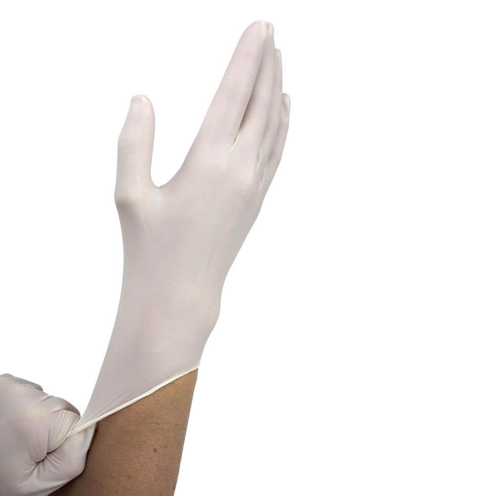Dynarex Sensi Grip Latex Exam Gloves, Powder-Free - 100ea/bx, 10bxs/cs (1000 Count) Dynarex Sensi Grip Latex Exam Gloves, Powder-Free - 100ea/bx, 10bxs/cs (1000 Count)