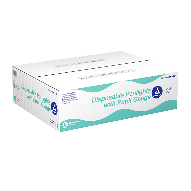 Dynarex Disposable Penlight with Pupil Gauge (120 Count) Dynarex Disposable Penlight with Pupil Gauge (120 Count)