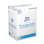Dynarex Toothbrushes, Soft Nylon Bristles - 46 Tuft, 144ea/bx, 10bxs/cs (1440 Count) Dynarex Toothbrushes, Soft Nylon Bristles - 46 Tuft, 144ea/bx, 10bxs/cs (1440 Count)