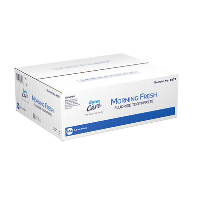Dynarex Morning Fresh Mint Toothpaste with Fluoride (144 Count) Dynarex Morning Fresh Mint Toothpaste with Fluoride (144 Count)