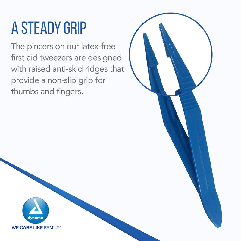 Dynarex Plastic Thumb Forceps Bulk, Individually Wrapped, 4.25" (1000 Count) Dynarex Plastic Thumb Forceps Bulk, Individually Wrapped, 4.25" (1000 Count)
