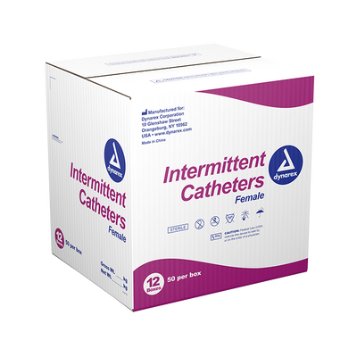 Dynarex Intermittent Catheter, Female - Sterile (50 Count) Dynarex Intermittent Catheter, Female - Sterile (50 Count)