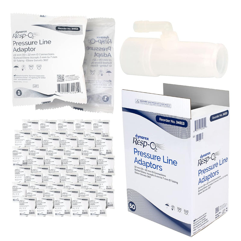 Dynarex Resp-O2™ Adapters & Connectors (50 Count) Dynarex Resp-O2™ Adapters & Connectors (50 Count)