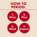 The Teen Period. Bikini in FlowStretch™ For Heavy Flows The Teen Period. Bikini in FlowStretch™ For Heavy Flows
