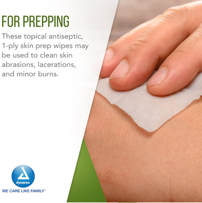 Dynarex Alcohol Prep Pad - Sterile, Large, 100/bx, 10bxs/case (1000 Count) Dynarex Alcohol Prep Pad - Sterile, Large, 100/bx, 10bxs/case (1000 Count)