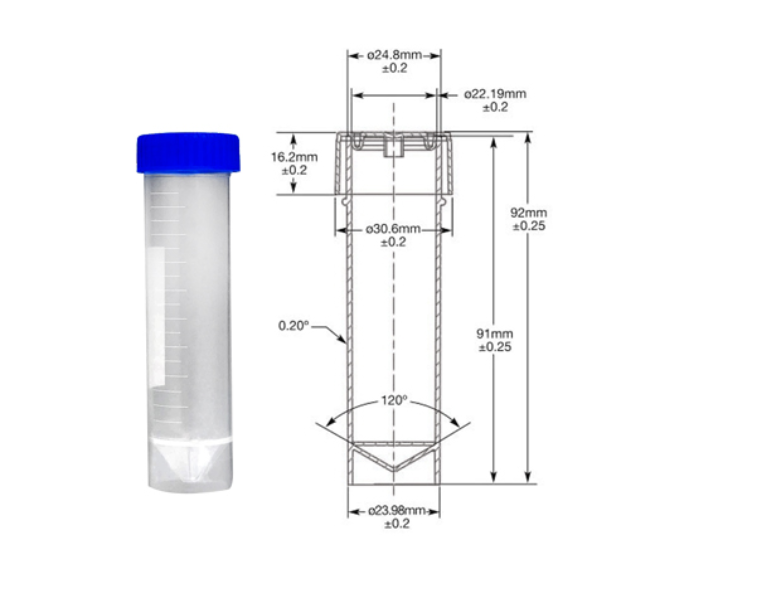 50ML Centrifuge Tube (Self-stand) 50ML Centrifuge Tube (Self-stand)