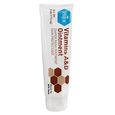 MedPride Vitamins A & D Ointment, Diaper Rash Ointment - 4oz. Tubes - 72/cs. MedPride Vitamins A & D Ointment, Diaper Rash Ointment - 4oz. Tubes - 72/cs.