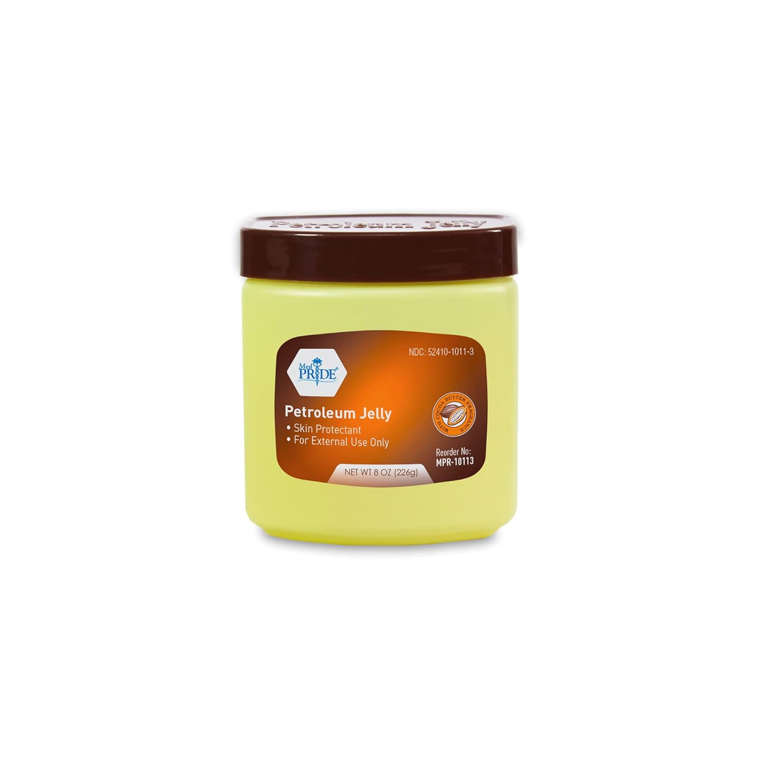 MedPride Petroleum Jelly - Cocoa Butter, 8 oz - 24/cs (24 Count) MedPride Petroleum Jelly - Cocoa Butter, 8 oz - 24/cs (24 Count)