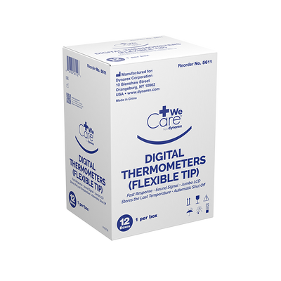 Dynarex Digital Thermometer (12 Count) Dynarex Digital Thermometer (12 Count)
