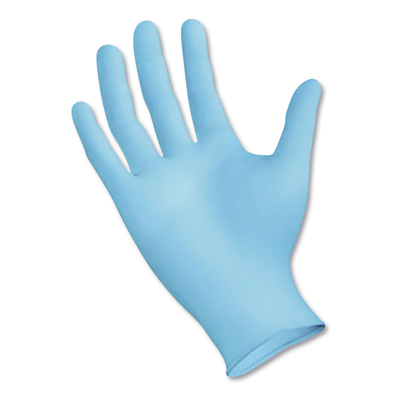 Boardwalk Disposable Examination Nitrile Gloves, Medium, Blue, 5 mil, 100/Box Boardwalk Disposable Examination Nitrile Gloves, Medium, Blue, 5 mil, 100/Box