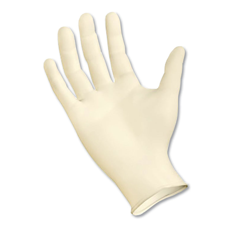 Boardwalk Powder-Free Latex Exam Gloves, Large, Natural, 4 4/5 mil, 1000/Carton Boardwalk Powder-Free Latex Exam Gloves, Large, Natural, 4 4/5 mil, 1000/Carton