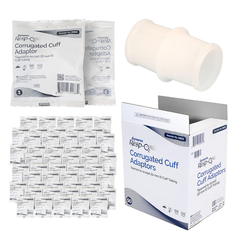 Dynarex Resp-O2™ Adapters & Connectors (50 Count) Dynarex Resp-O2™ Adapters & Connectors (50 Count)